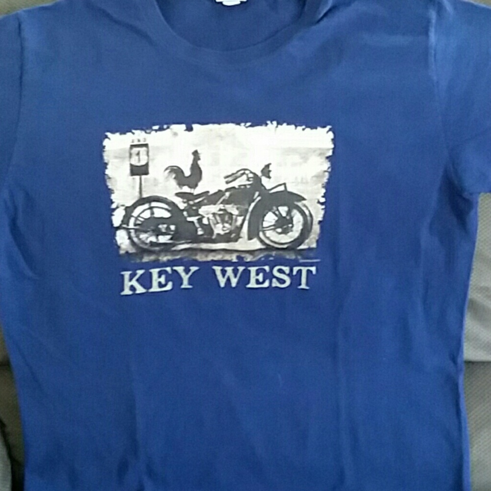 Navy Key West tee